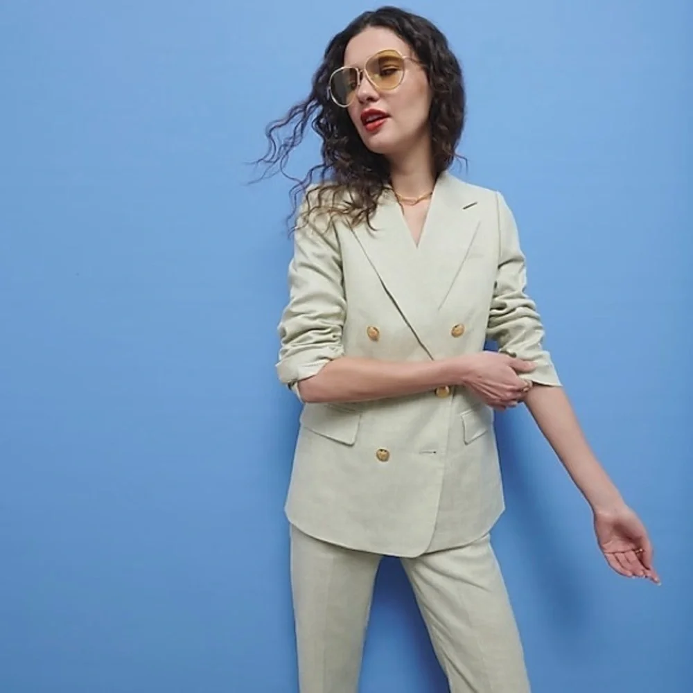 J Crew Petite Bristol blazer in stretch linen Item BF433
